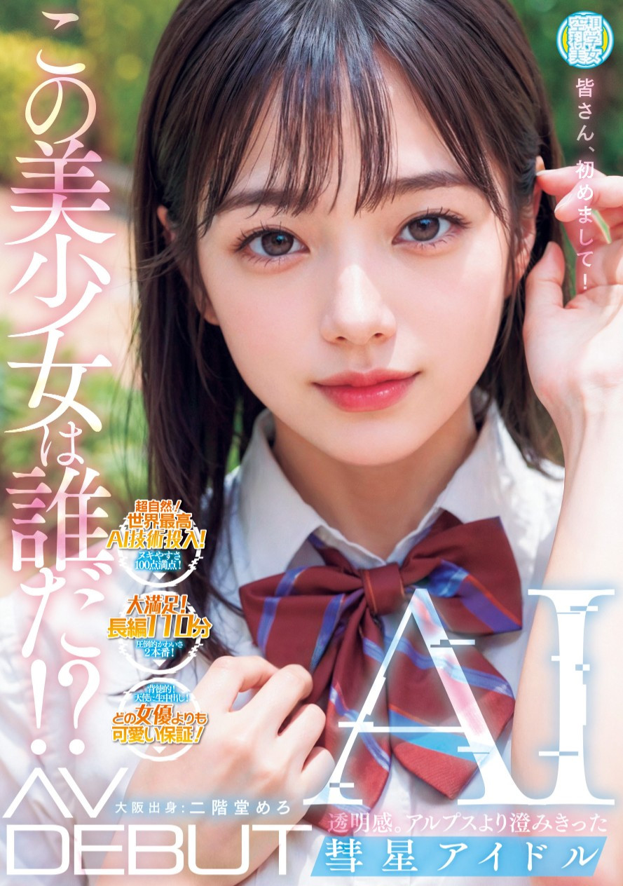 二階堂めろ(二阶堂芽露，Nikaido-Mero)出道作品NAIAD-001介绍及封面预览 - 吾知舍