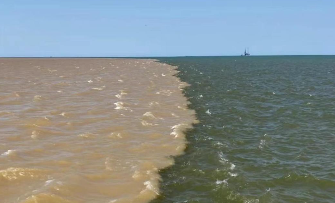 渤海水和黄河水为什么泾渭分明？ - 吾知舍